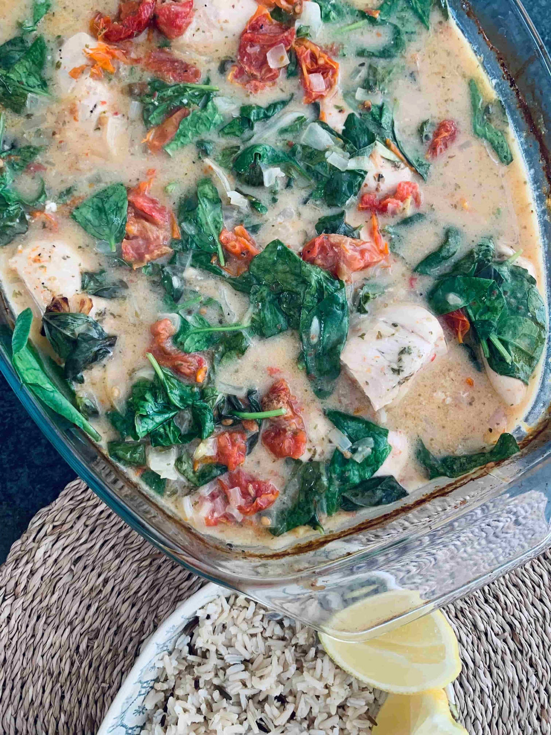 Healthy Tuscan Chicken