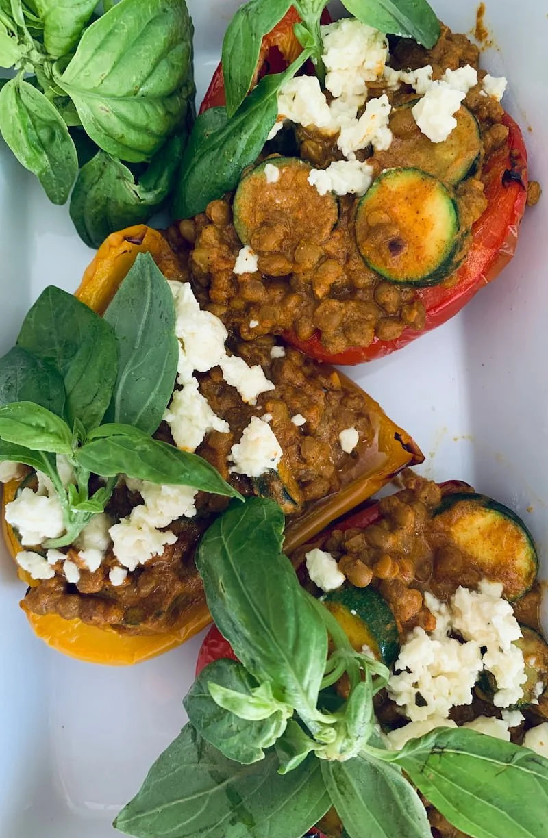 Lentil-Stuffed Peppers