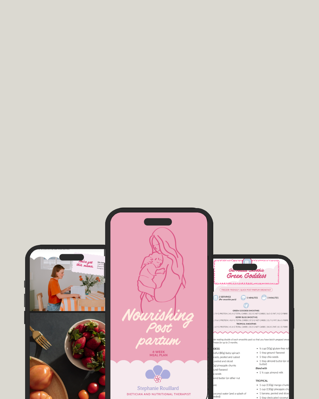 Nourishing Post-Partum Meal Plan